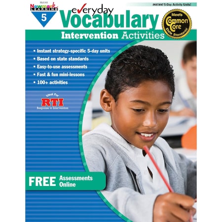 Newmark Learning Everyday Intervention Activities for Vocabulary, Grade 5 NL0162